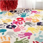 Unamourdetapis - tapis enfant tiss� 40x60 multicolore rectangle lyn6 handi