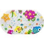 Tapis pour enfants non slip tapis de bain bebe avec ventouses massage tapis de baignoire (la vie marine), ...