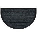 Tapis d'entr�e demi - lune  marco  45x75cm gris