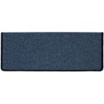 Tapis d'escalier london bleu foncé 23, 5 x 65 cm rectangulaire Tapis d'escalier london bleu foncé 23, 5 x 65 cm rectangulaire