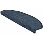 Tapis d'escalier london marron foncé 23, 5 x 65 cm demi - circulaire Tapis d'escalier london marron foncé 23, 5 x 65 cm demi - circulaire