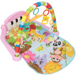 Yongqing - tapis d'veil musical baby piano soft et fiable 4 en 1 rose + divers