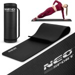 Tapis d'exercice �pais 183 x 60 cm neo - sport - 192300 noir
