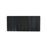 Msv - tapis fond de baignoire antid�rapant caoutchouc quadro 36x76cm noir