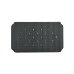 Spirella - tapis fond de baignoire caoutchouc ruby 70x40cm gris fonc�