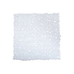 Tapis fond de douche pvc galets 53x53cm blanc msv Tapis fond de douche pvc galets 53x53cm blanc msv