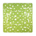 Idmat - fond d evier fleurs vert transparent 32x32cm
