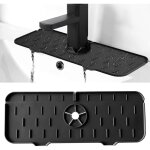 Tapis fond d'�vier, de robinet en silicone, tapis de robinet de cuisine, pare - �claboussures d'�vier ...