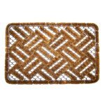 Tapis gratte pied coco teckland 40 x 60 cm - btb