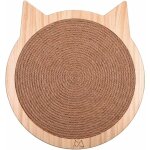 Tapis à gratter en forme de chat pour chats chatons planche à gratter en sisal mural avec ventouse forte ... Tapis à gratter en forme de chat pour chats chatons planche à gratter en sisal mural avec ventouse forte ...