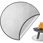 Tapis ignifuge , tapis de barbecue et brasero de sol r�sistant � la chaleur, tapis de foyer rond pour ...