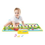 Tapis d'instruments pour enfants tapis de musique tapis de piano animal tapis vert pour pdale de bb ...