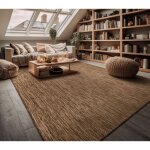 Paco home - tapis int�rieur et ext�rieur balcon terrasse tapis cuisine monochrome mouchet� 240x340 cm, ...