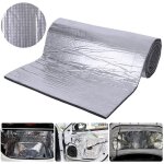 Tapis d'isolation acoustique pour voitures 50x100cm, 10mm mousse insonorisante insonorisation phonique, ...