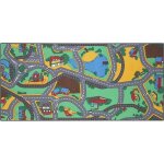 Awe - tapis de jeu circuit - playtime - 140 cm x 200 cm - multicolor