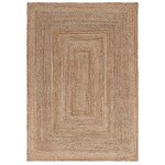 Tapis jute design naturel plat intérieur mila naturel 200x300 Tapis jute design naturel plat intérieur mila naturel 200x300