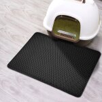 Tapis de liti�re pour chat, r�sistant � l'urine et � l'eau, tapis de bac � liti�re double couche en nid ...