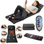 Tapis de massage vibrant � 9 zones avec 4 zones vibrantes pour massage shiatsu