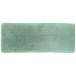 Tendance ? tapis de bain microfibre 50x120 cm ? dessous latex antid�rapant ? couleur vert amande ? lavable ...
