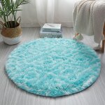 Tapis moelleux au sol fausse fourrure moelleux tapis gradient d�coratif tapis de sol pour chambre salon ...