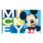 Tapis en mousse disney mickey 40x70cm