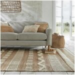 Flair rugs - tapis naturel en jute medina beige 160x230