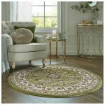 Flair rugs - tapis orient rectangle intérieur courtes mèches sherborne vert Ø133 Flair rugs - tapis orient rectangle intérieur courtes mèches sherborne vert Ø133