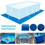 Tapis de piscine, tapis de piscine hors sol, tapis de piscine en pvc rectangulaire / rond / carr� facile ...