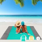 Tapis de plage, natte de plage, portable impermable tapis de plage, serviette impermea, serviette de ...