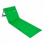 Tapis de plage rembourr� pliable avec dossier r�glable poche lat�rale coussin sangle de transport matelas ...