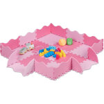 Relaxdays - tapis puzzle 25 pices, mousse eva, sans substances nocives, 0, 77 m2, dalle jeu enfant avec ...