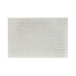 Homemaison - tapis rectangle 140 x 200 cm viscose relief g�ode - naturel