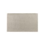 Tapis rectangle 50 x 80 cm coton / polyester tisse alivia lin