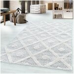 Allotapis - tapis rectangulaire à courtes mèches scandinave viti gris 240x340 Allotapis - tapis rectangulaire à courtes mèches scandinave viti gris 240x340