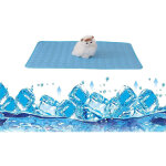 Tapis de refroidissement pour chien, tapis rafraichissant argent glac tapis, mesh respirant ice silk ...