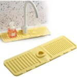 Tapis de robinet pour �vier de cuisine, protection anti - �claboussures, tapis de s�chage en silicone, ...
