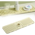 Tapis de robinet pour �vier de cuisine, protection anti - �claboussures, tapis de s�chage en silicone, ...