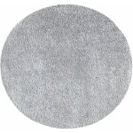 City - tapis rond  poils longs doux softy, tapis de salon, chambre, couloir (gris souris - 160x160cm) ...