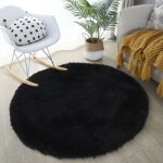 Tapis rond salon shaggy descente de lit chambre grande taille tapis moelleux carpette pour chambre tapis ...