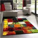 Tapis salon et chambre 160x230 multicolore rectangle tiss� motif g�om�trique lyn8 be 39