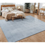 Tapis salon chambre adulte poils ras scandinave motif boho motif geometrique 60x100 cm, gris - paco home ...