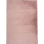 Tapis de fourrure velours rose poudr� 160x230cm
