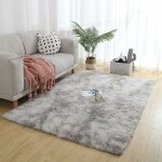 Tapis salon shaggy moelleux antidrapant 120 x 160 cm tapis chambre  poils longs doux et confortable ...