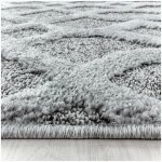 Tapis scandinave à courtes mèches rond kiitos gris Ø 120 Tapis scandinave à courtes mèches rond kiitos gris Ø 120