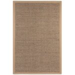 Tapis en sisal dos en latex v�ritables fibres naturelles old heritage 200 x 200 cm