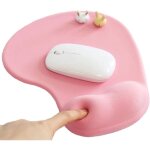 Tapis de souris de bureau avec repose - poignet en gel - tapis de souris de jeu ergonomique repose - ...