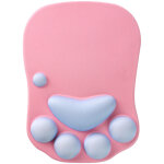 Tapis de souris ergonomique avec repose - poignet, tapis de souris chat dessin anim� avec coussin en ...