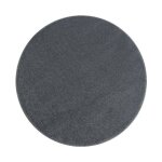 Allotapis - tapis uni à courtes mèches pour salon rush gris clair ø 120 Allotapis - tapis uni à courtes mèches pour salon rush gris clair ø 120