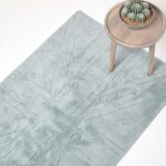 Homescapes - tapis union jack tuft� - uni - gris argent 50 x 80 cm