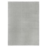 Tapis velours - gris perle - lavable en machine - 120 x 170 cm